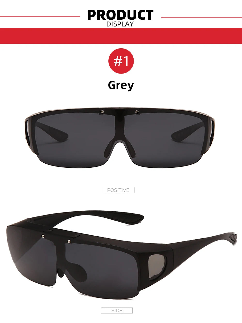 VIVIBEE Flip Up Polarized Fit Over Glasses Sunglasses Men Driving UV400 Photochromic Fishing Goggle Outdoor Women