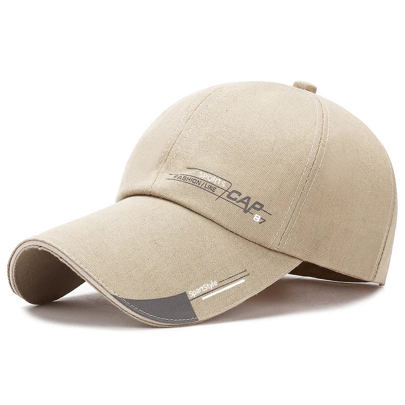 Mens Hat For Fish Outdoor Classic Line Baseball Cap Sports Cap Solid Color Sun Hat Baseball Cap Spring Summer Snapback Hat