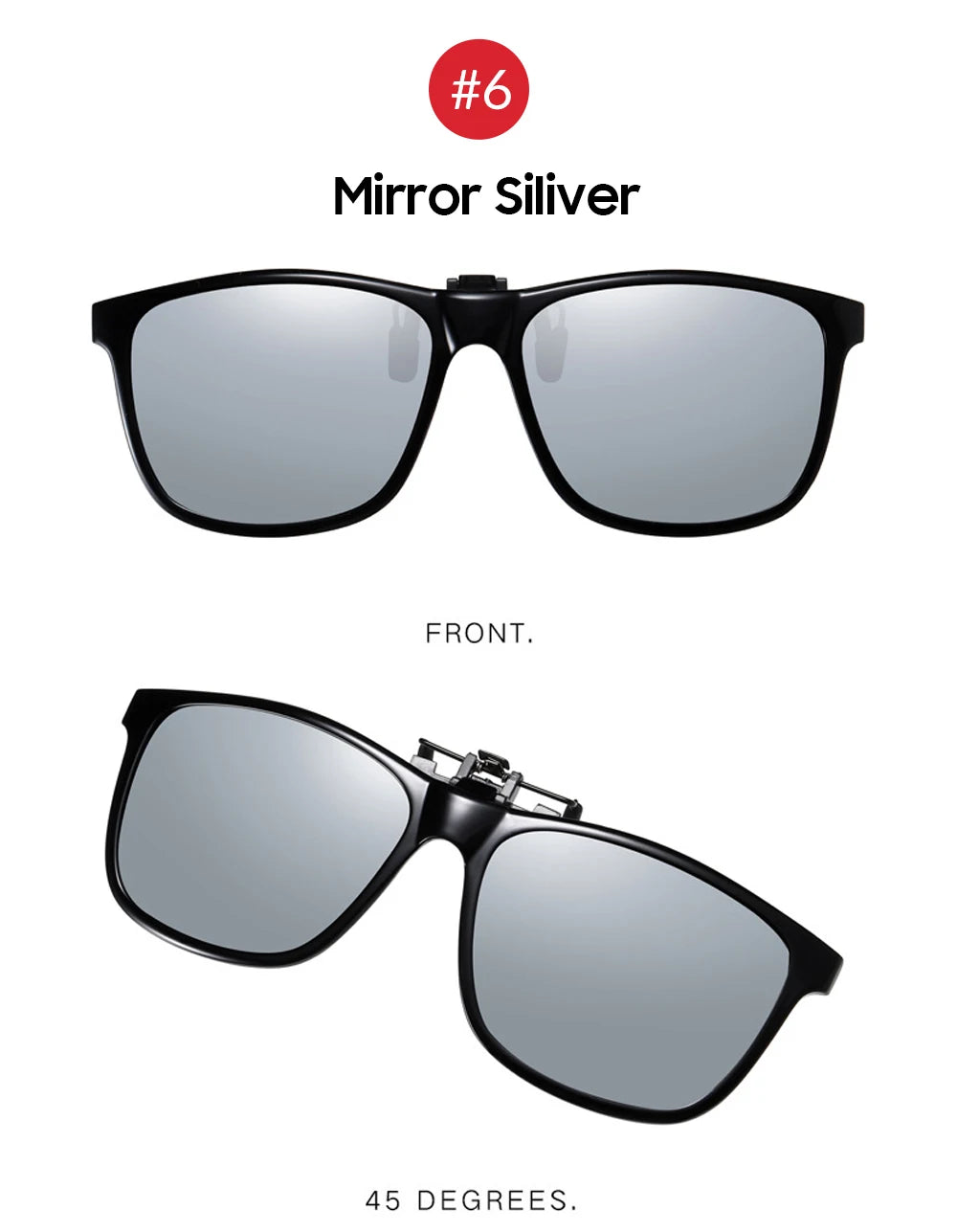 VIVIBEE 2024 Polarized Pilot Flip Up Clip on Sunglasses Men Photochromic Polarised Women Sun Glasses Color Change Night Driving