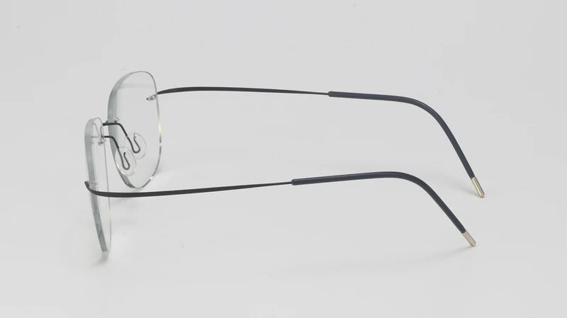 β-Titanium Transition Aviation Sunglasses Photochromic Reading Glasses Rimless Eyeglasses Men with Diopters