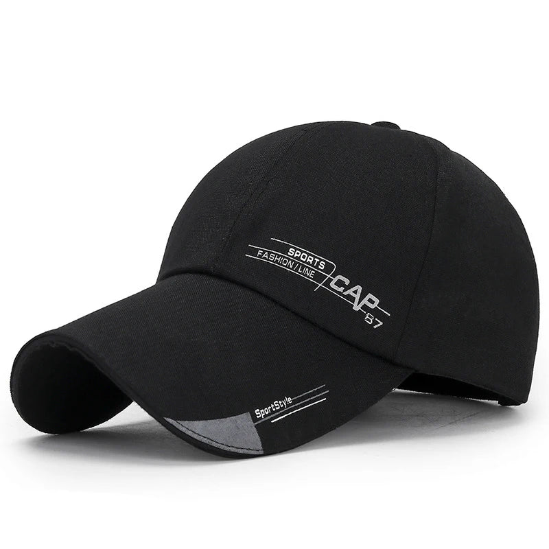 Mens Hat For Fish Outdoor Classic Line Baseball Cap Sports Cap Solid Color Sun Hat Baseball Cap Spring Summer Snapback Hat