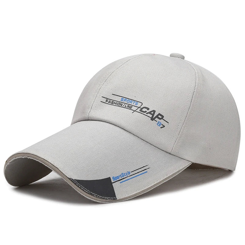 Mens Hat For Fish Outdoor Classic Line Baseball Cap Sports Cap Solid Color Sun Hat Baseball Cap Spring Summer Snapback Hat