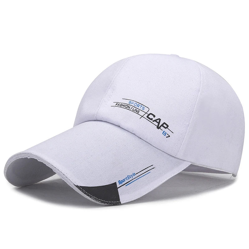 Mens Hat For Fish Outdoor Classic Line Baseball Cap Sports Cap Solid Color Sun Hat Baseball Cap Spring Summer Snapback Hat