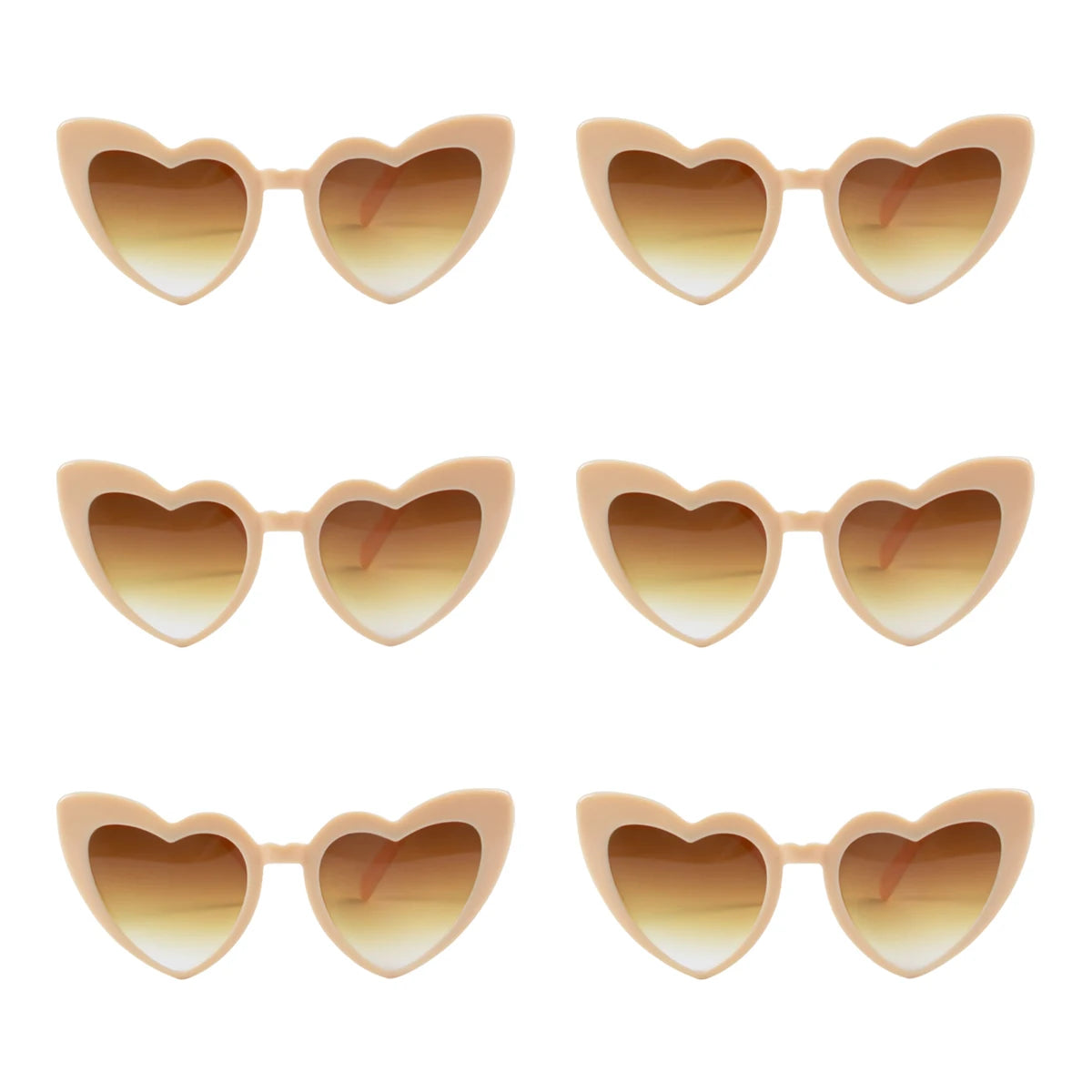 Bachelorette Party Sunglasses Wedding Bridal Shower Decor Hen Party Supplies Bride To Be Bridesmaid Gift Heart Shaped Glasses