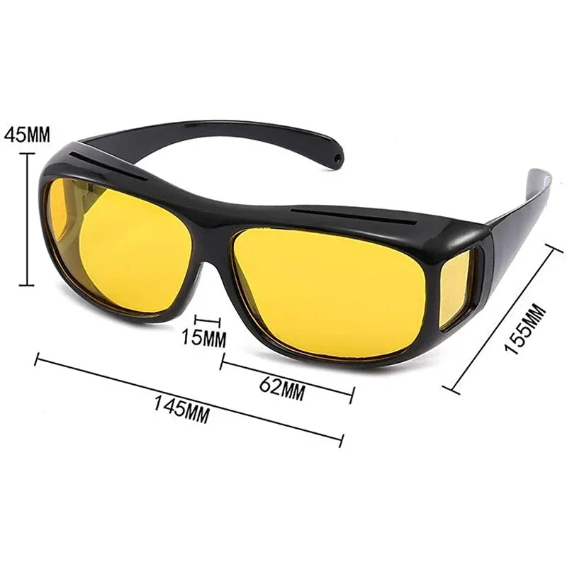 2024 Night Vision Sunglasses Car Night Driving Glasses Driver Goggles Unisex Sun Glasses UV Protection Sunglasses Eyewear Gift