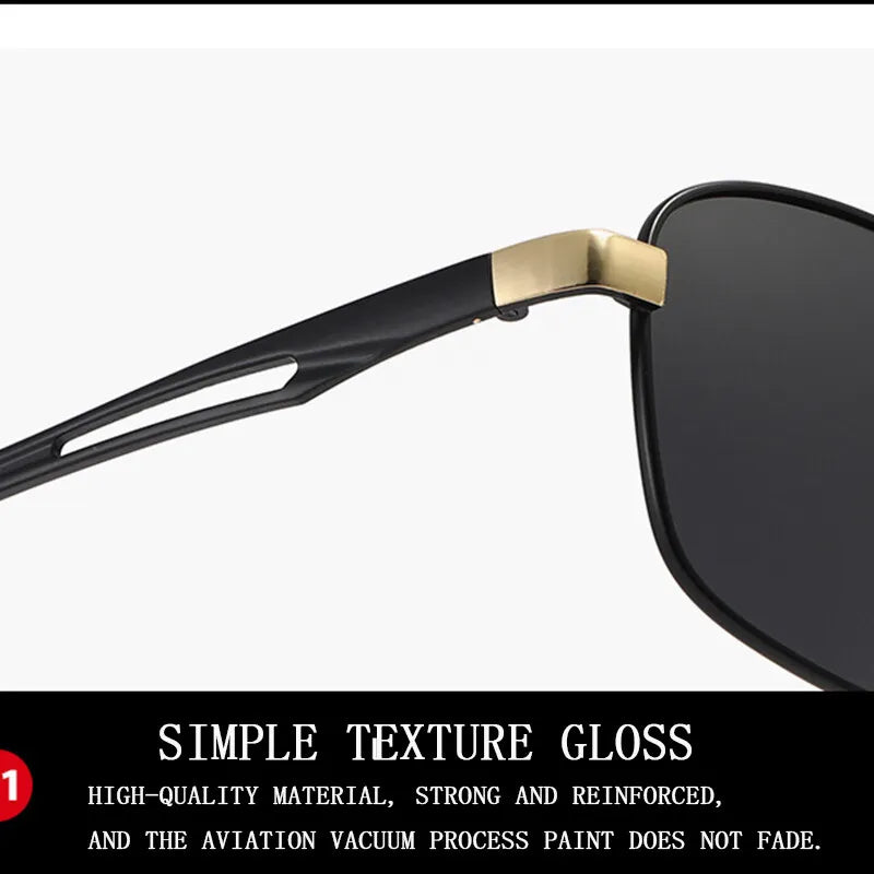 Men's Sunglasses UV Protection Sunglasses Night Vision Driving Glasses Polarized Color Changing Glasses