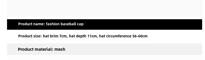 Summer Hat Men's Mesh Breathable Baseball Cap Sun Protection Hat Wholesale Outdoor Sports Cap Men's