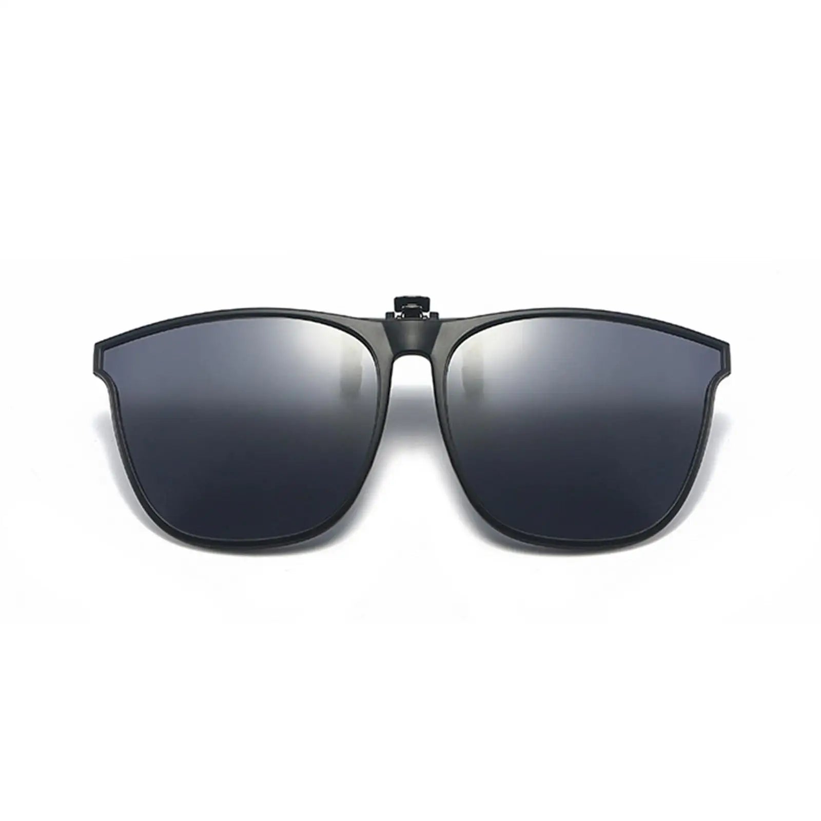New Polarized Flip-up Sunglasses Clips For Myopia Glasses Retro Big Size Square TAC Material Glasses Clip-on Sunglass Clip