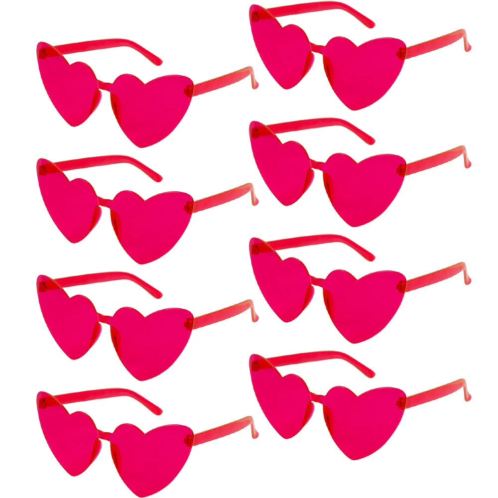 Bachelorette Party Sunglasses Wedding Bridal Shower Decor Hen Party Supplies Bride To Be Bridesmaid Gift Heart Shaped Glasses