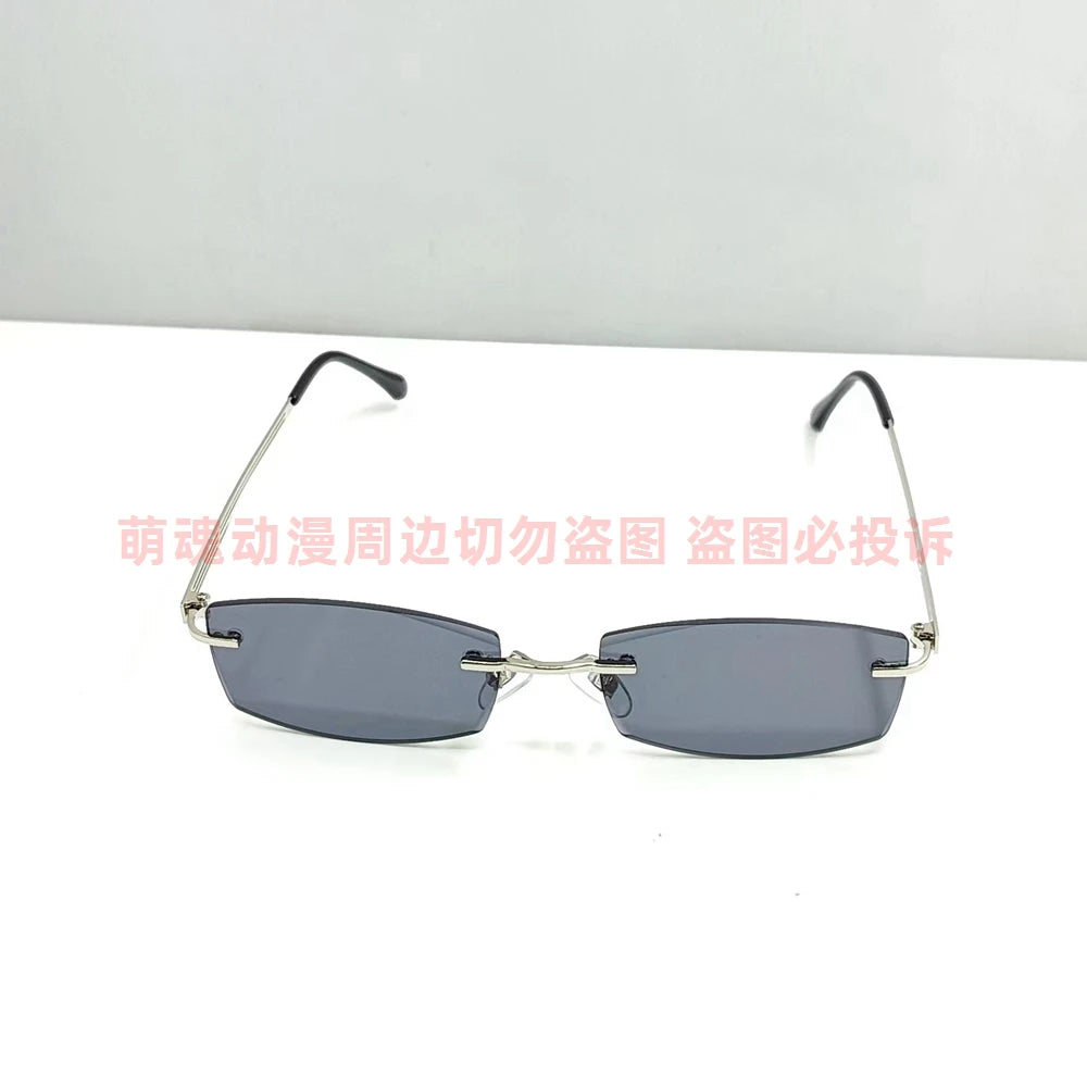 Jujutsu Kaisen Gojo Satoru Cosplay Square Lens High Quality Sunglasses round version Square version