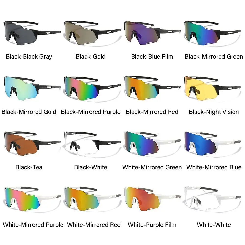 Sports Sunglasses Men Women Cycling Glasses UV Protection Windproof Sun Glasses Motorcycle Bike Sports Glasses Eyewear Goggles