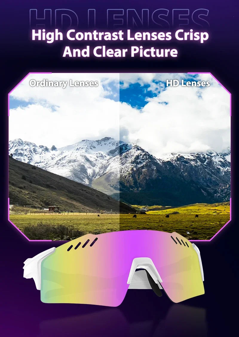SCVCN Photochromic Sports Sunglasses for Men Cycling Glasses Mountain MTB Bike Road UV400 Bicycle Eyewear Sun Fashion Equipment