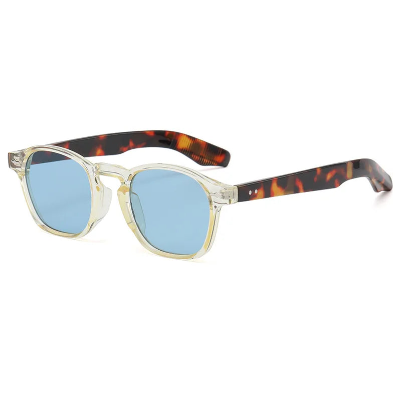MIZHO Original Brand Design PC Frames Gradient Tiny Sunglasses Women High Quality UVB Brown oculos de sol masculino Eyewear Men