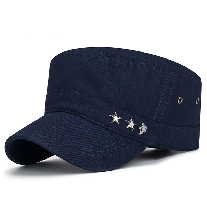 Men's Flat Cap Fashion Cotton Military Hats gorras hombre Cap For Men Snapback Cap casquette homme Male Sports Cap
