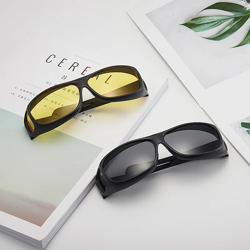 Night Vision Sunglasses Car Night Driving Glasses Driver Goggles Unisex Sun Glasses UV Protection Sunglasses Eyewear