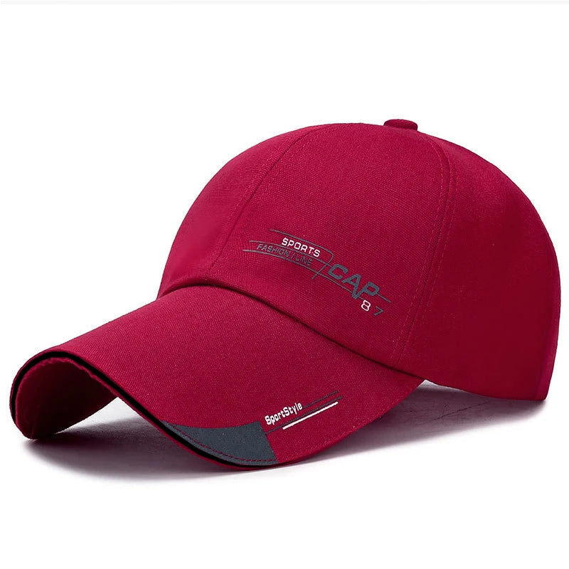Mens Hat For Fish Outdoor Classic Line Baseball Cap Sports Cap Solid Color Sun Hat Baseball Cap Spring Summer Snapback Hat