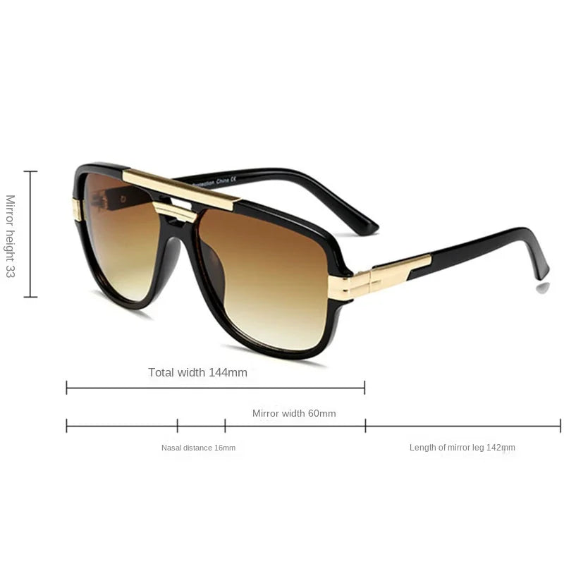 New Vintage Men UV Protection Sunglasses Men Outdoor Fishing Glasses Men's Polarized Driving Sun Glasses UV400 Gafas De Sol