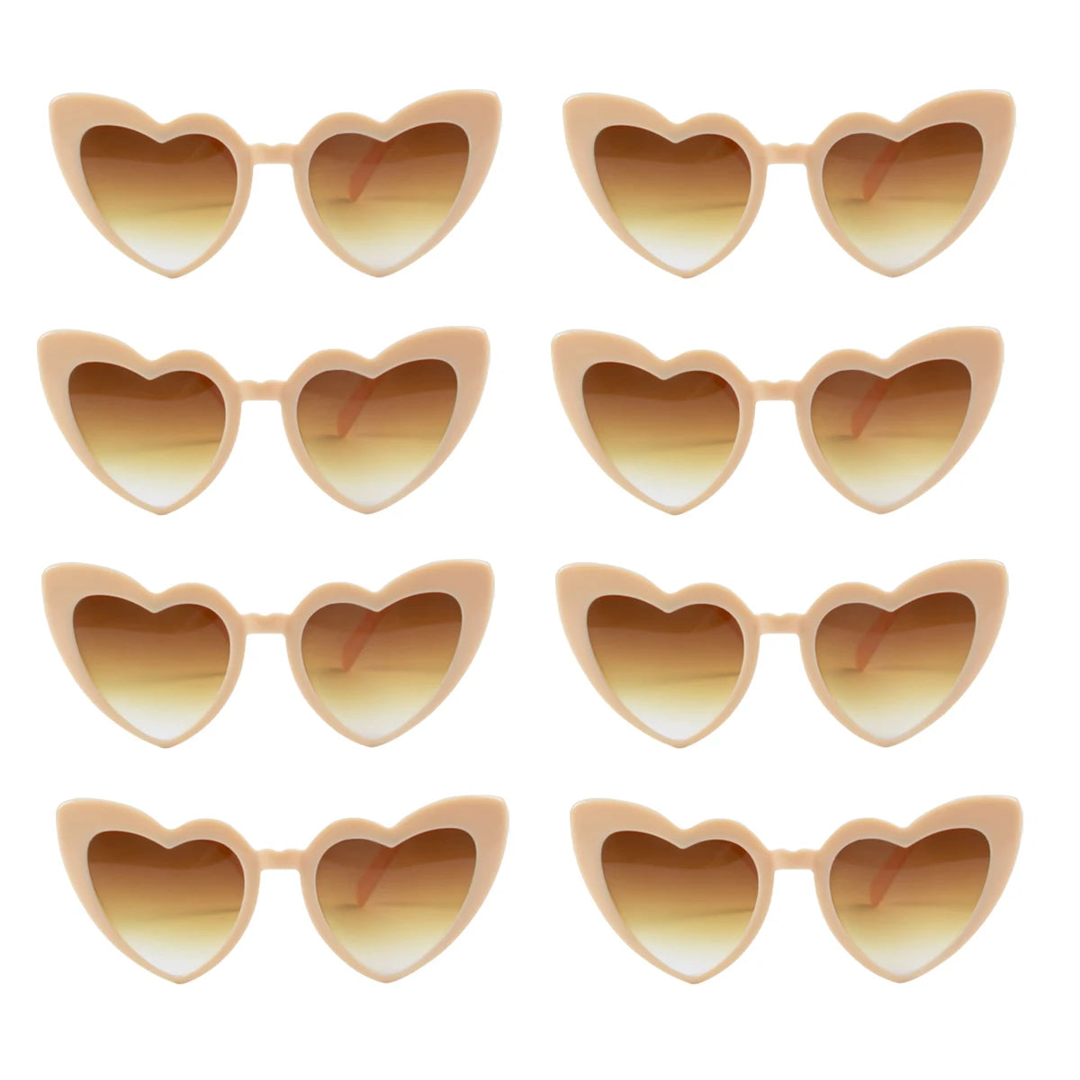 Bachelorette Party Sunglasses Wedding Bridal Shower Decor Hen Party Supplies Bride To Be Bridesmaid Gift Heart Shaped Glasses
