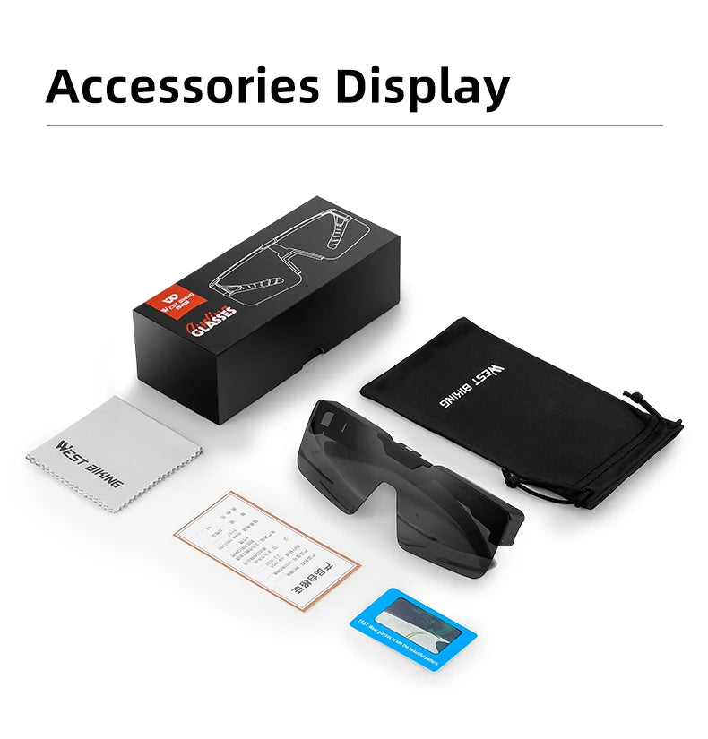 WEST BIKING Photochromic Cycling Sunglasses Flip Up Lens Polarized Glasses Fit Over Sunshade MTB Road Bike Night Driving Eyewear