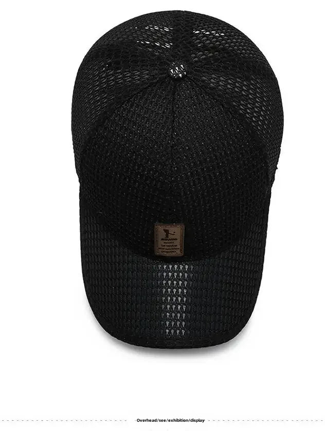 Summer Hat Men's Mesh Breathable Baseball Cap Sun Protection Hat Wholesale Outdoor Sports Cap Men's