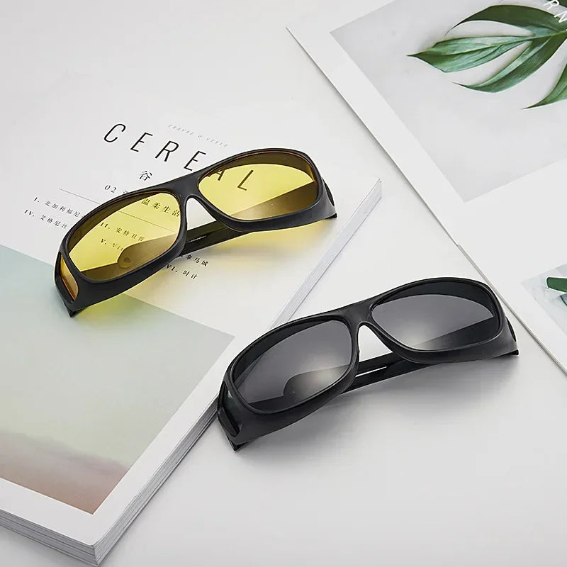 2024 Night Vision Sunglasses Car Night Driving Glasses Driver Goggles Unisex Sun Glasses UV Protection Sunglasses Eyewear Gift