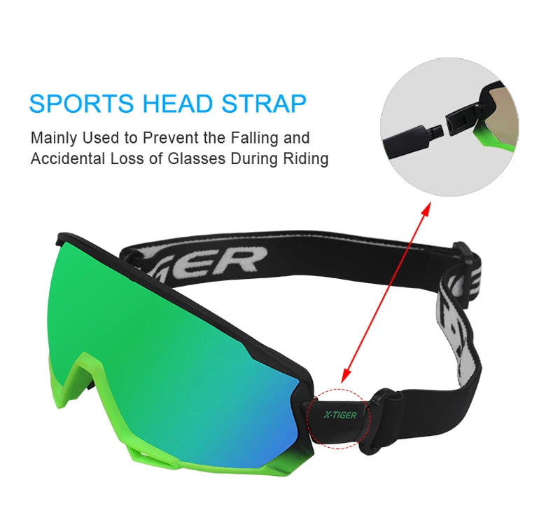 X-TIGER Bike Polarized Sports Sunglasses with 5 Interchangeable Lenses for Mens Womens Baseball Running Fishing Cycling Eyewear
