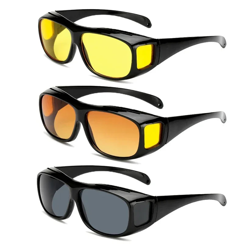 2024 Night Vision Sunglasses Car Night Driving Glasses Driver Goggles Unisex Sun Glasses UV Protection Sunglasses Eyewear Gift