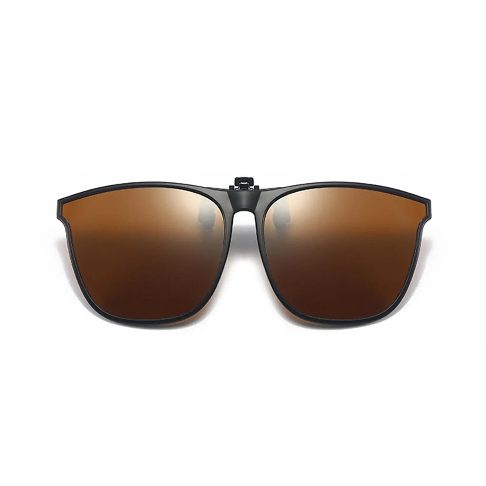 New Polarized Flip-up Sunglasses Clips For Myopia Glasses Retro Big Size Square TAC Material Glasses Clip-on Sunglass Clip