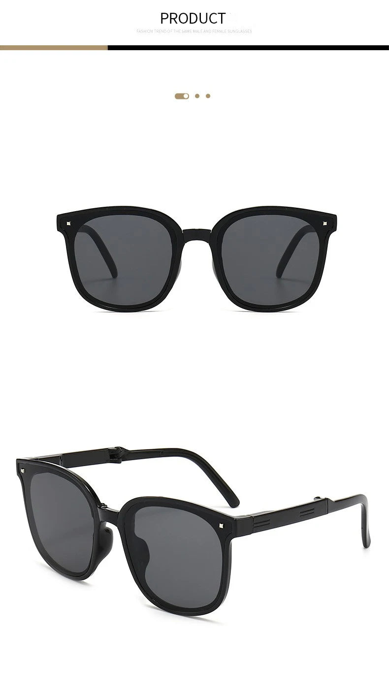 Folding sunglasses, portable, ultra light sun protection, UV protection, sunglasses for both men and women