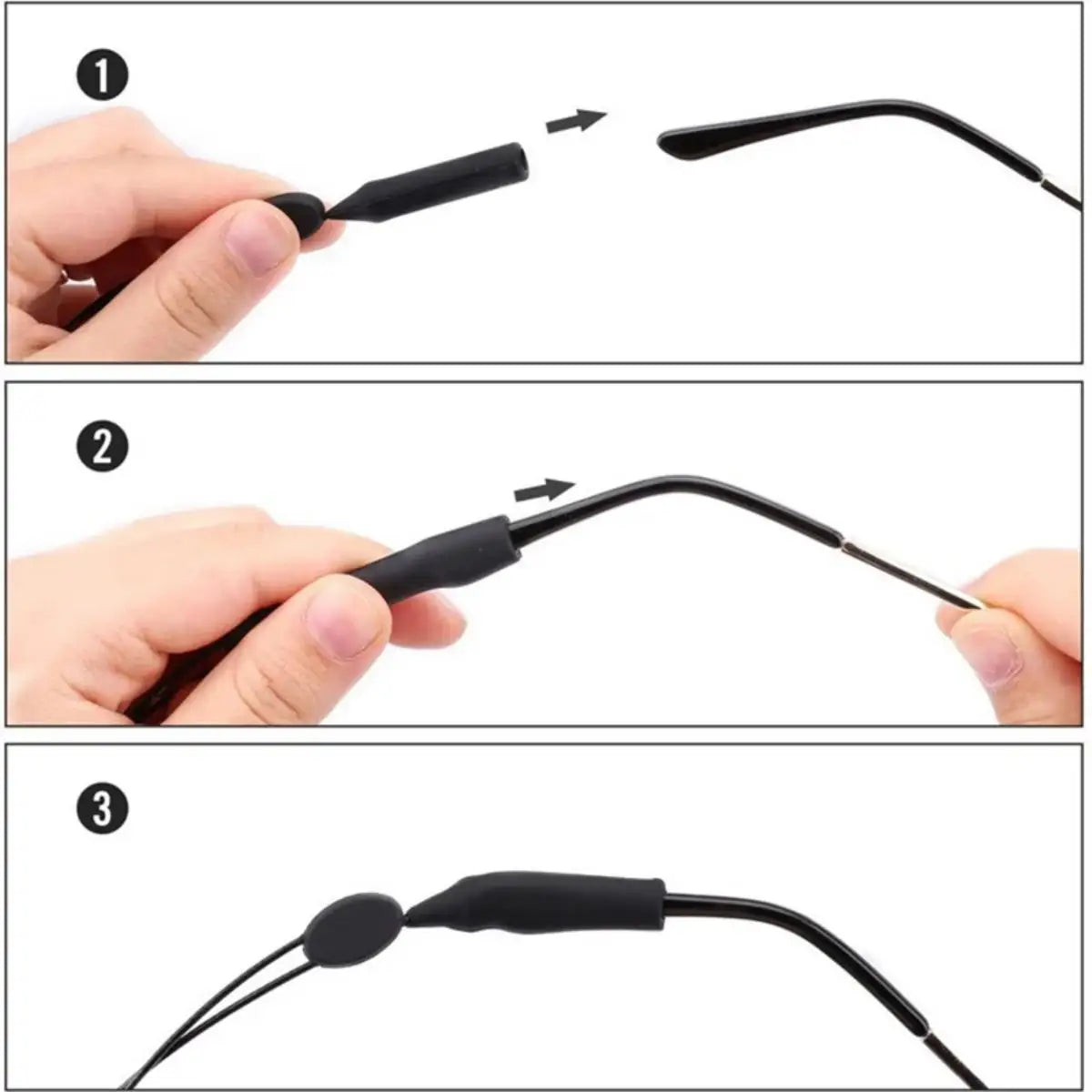 1pc Adjustable Anti-slip Eyewear Retainer Universal Fit Eyeglass Lanyard Sports Sunglasses Unisex Holder Strap Lanyard