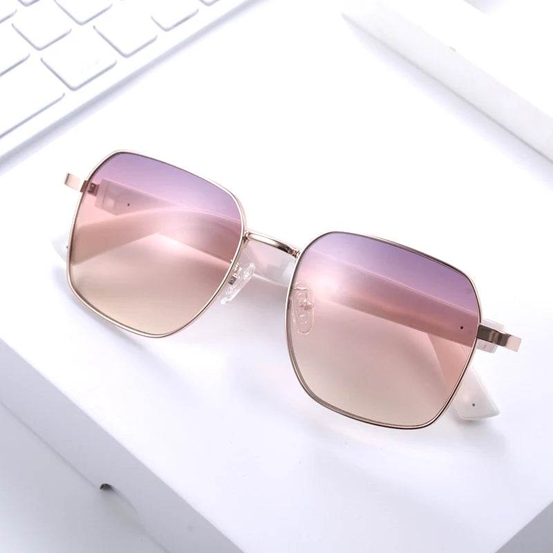 MZ02 New Bluetooth Smart Glasses Wireless Bluetooth Headset Outdoor UV Protection Sunglasses Men Women Nylon Lenses Eyeglasses