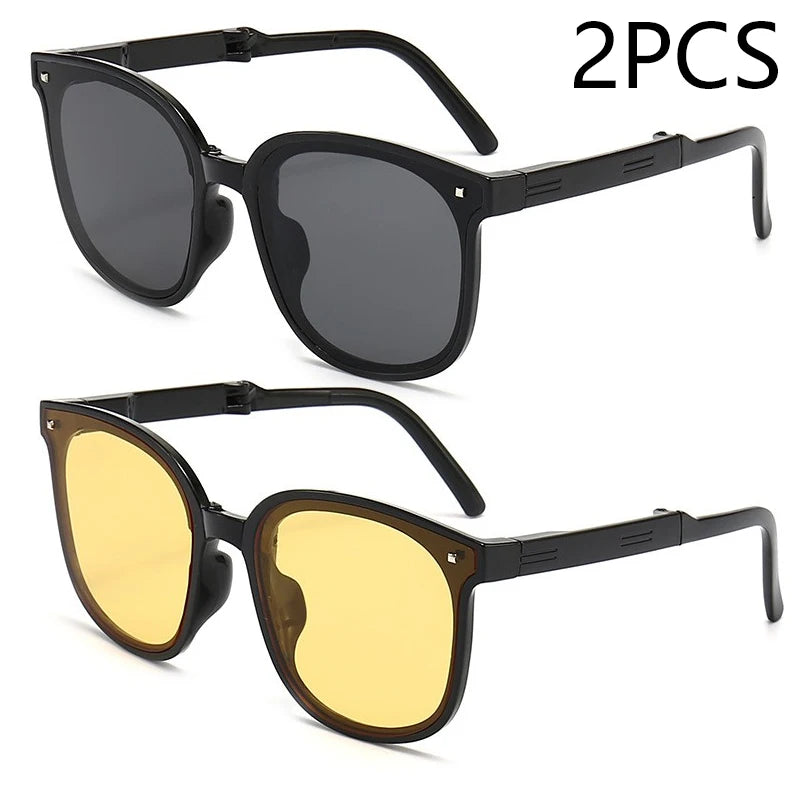 Folding sunglasses, portable, ultra light sun protection, UV protection, sunglasses for both men and women