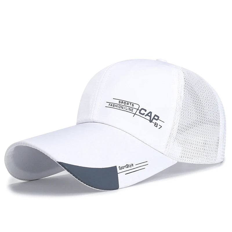 Mens Hat For Fish Outdoor Classic Line Baseball Cap Sports Cap Solid Color Sun Hat Baseball Cap Spring Summer Snapback Hat