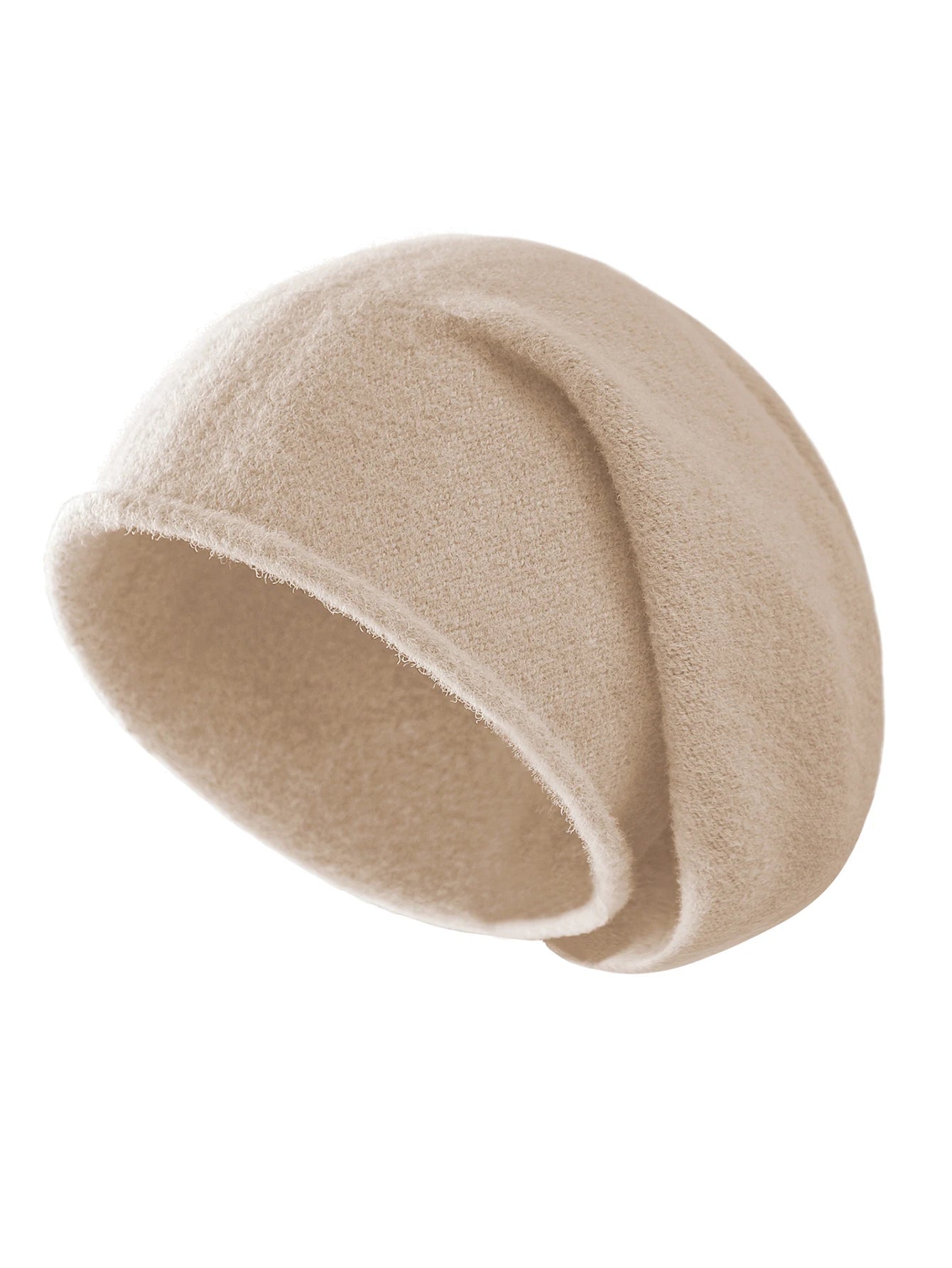 Women Knitted Wool Beanies Cap Winter Soft Warm Cashmere Blend Slouchy Hat Crimping Chemo Caps Cancer Headwear Skullies Female