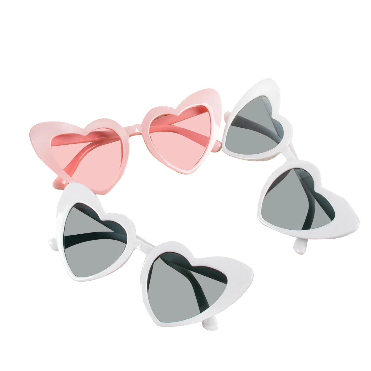 Bachelorette Party Sunglasses Wedding Bridal Shower Decor Hen Party Supplies Bride To Be Bridesmaid Gift Heart Shaped Glasses
