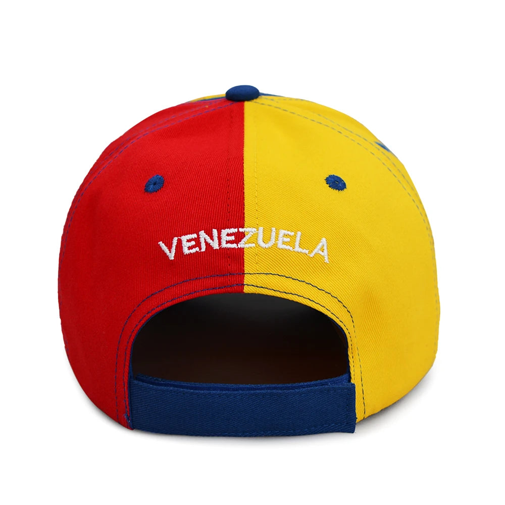 New designed Venezuela Caps Gorras Cotton Twill Baseball Cap Embroidery 7 Stars Logo Venezuela Sports Cap Women Men Hats