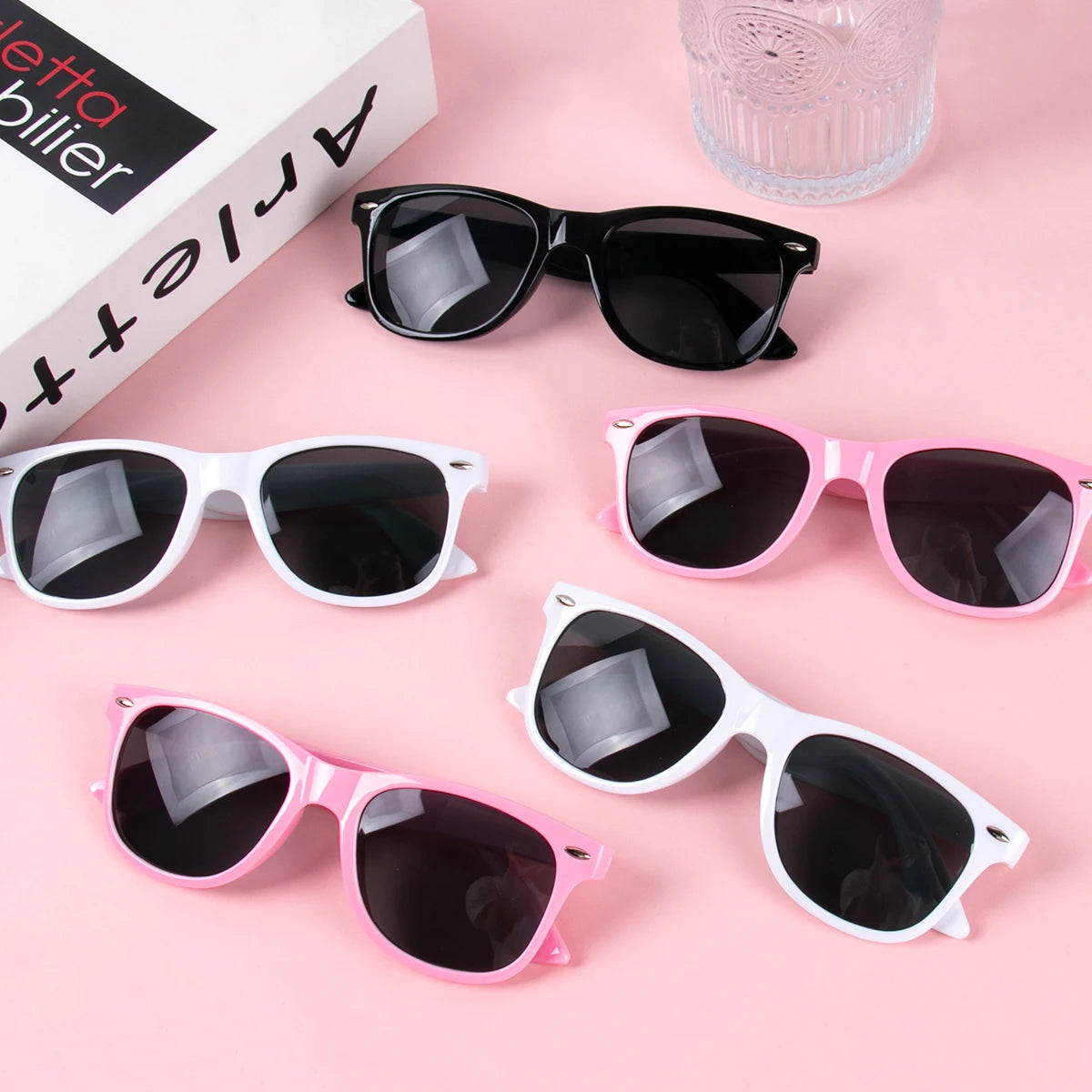 Bachelorette Party Sunglasses Wedding Bridal Shower Decor Hen Party Supplies Bride To Be Bridesmaid Gift Heart Shaped Glasses