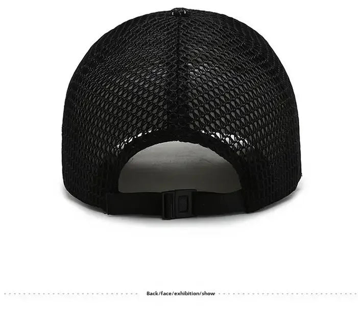 Summer Hat Men's Mesh Breathable Baseball Cap Sun Protection Hat Wholesale Outdoor Sports Cap Men's