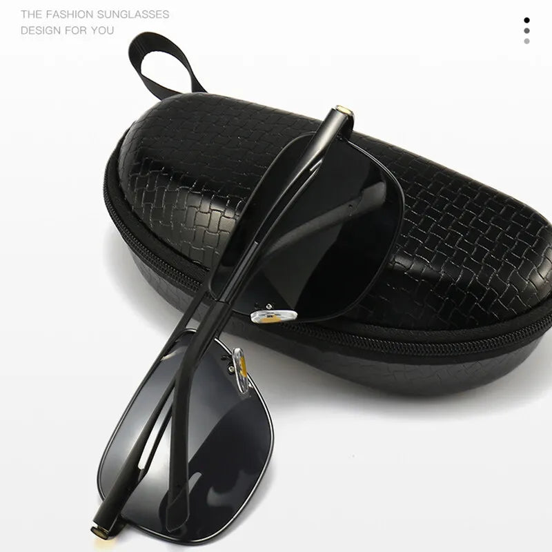 New Men's Sunglasses UV Protection Sunglasses Night Vision Driving Glasses Polarized Color Changing Glasses