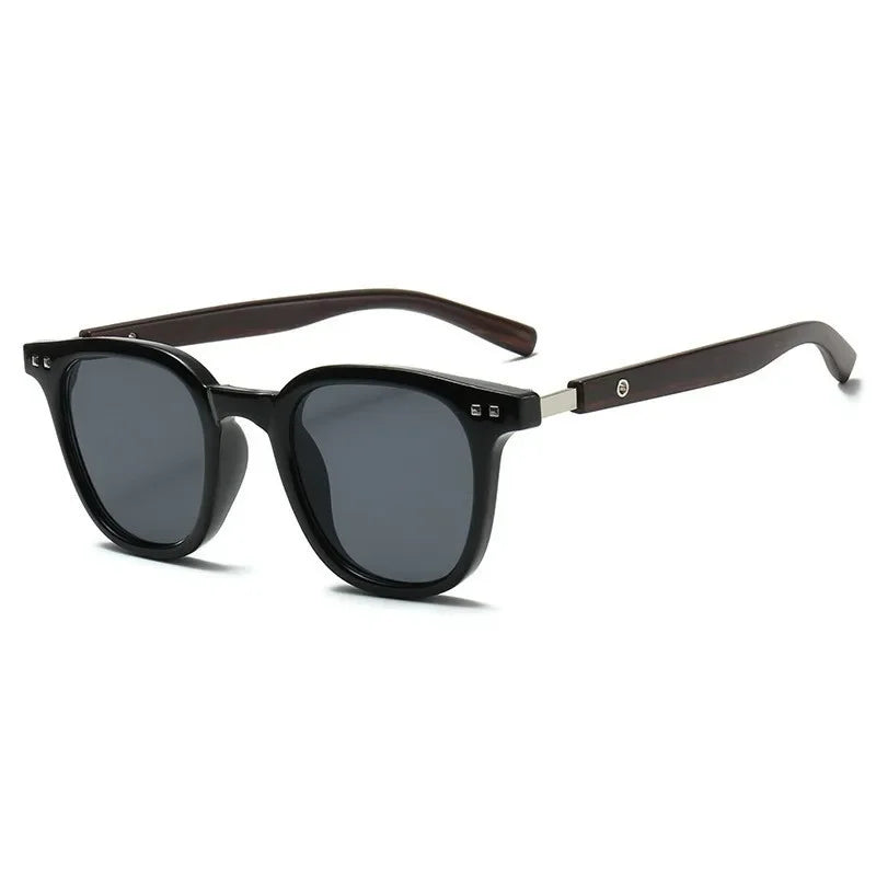 Luxury Wood Grain Leg Rice Nail Sunglasses for Women Car-driving Eyeglasses for Men Sun Shading Eyewear UV Protection Sunglasses