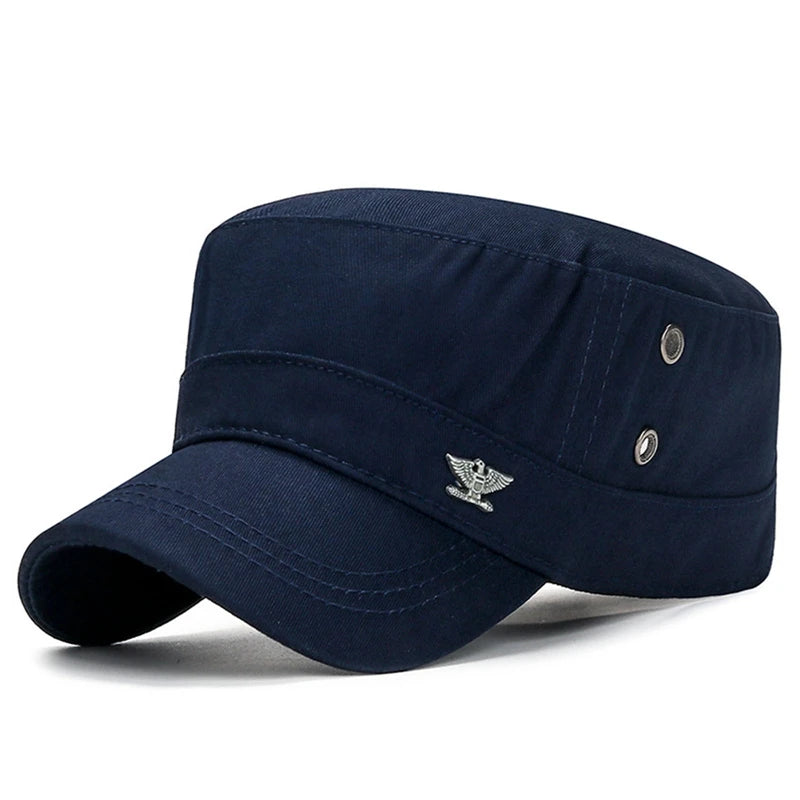 Men's Flat Cap Fashion Cotton Military Hats gorras hombre Cap For Men Snapback Cap casquette homme Male Sports Cap