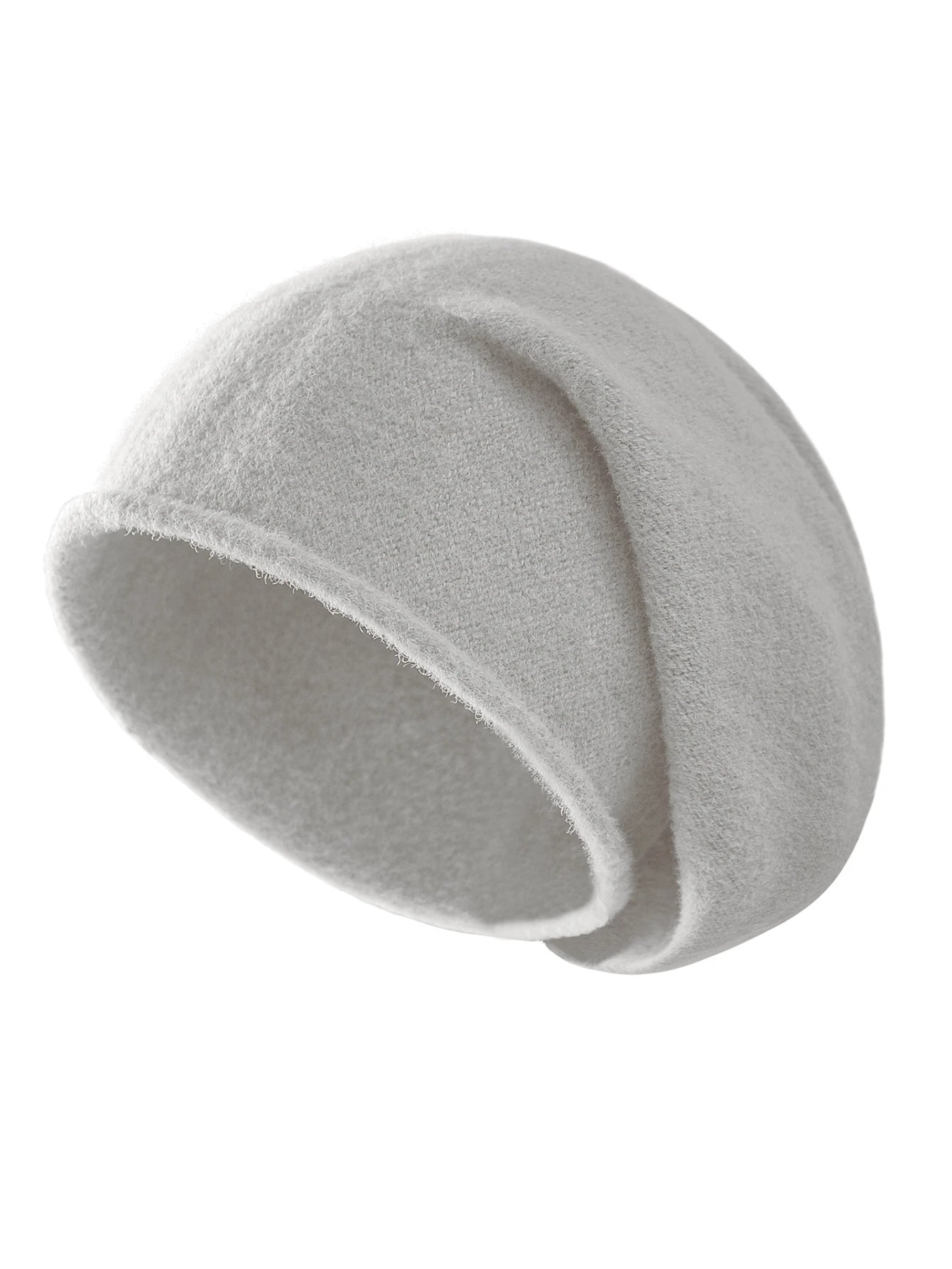 Women Knitted Wool Beanies Cap Winter Soft Warm Cashmere Blend Slouchy Hat Crimping Chemo Caps Cancer Headwear Skullies Female