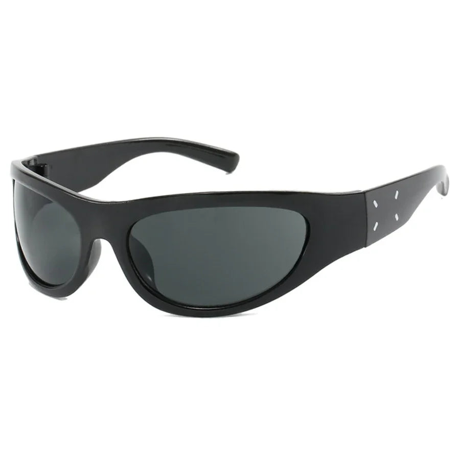 Y2k Sports Sunglasses Women Men 2024 Luxury Brand Fashion Classic Punk Sun Glasses Female Retro 2000' Futuristic Sunglass Shades