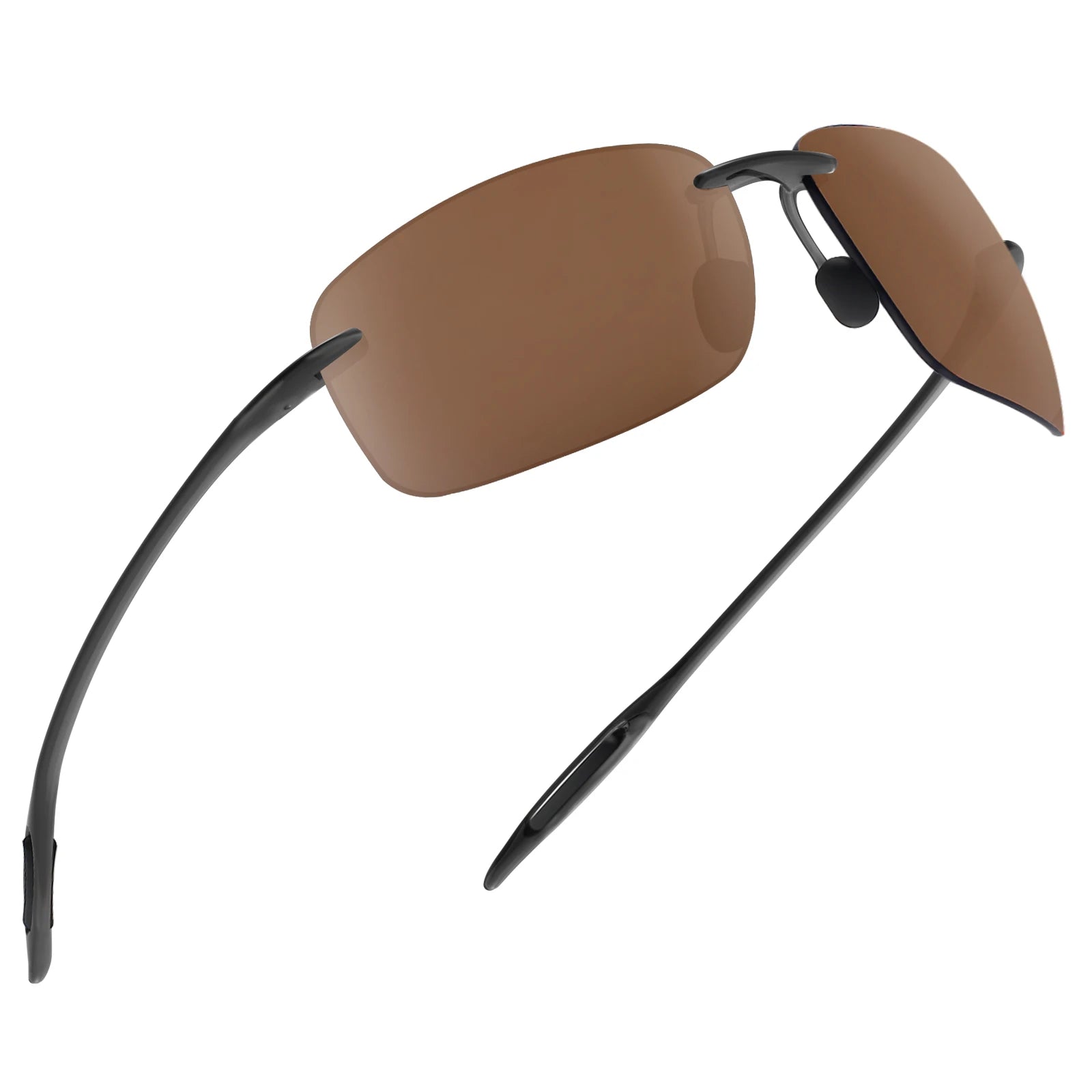 JULI Polarized Classic Sports Sunglasses Men&Women Tr90 Rimless Frame for Running Fishing Golf Driving gafas de sol hombreMJ8009