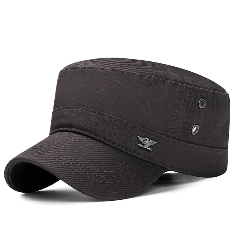Men's Flat Cap Fashion Cotton Military Hats gorras hombre Cap For Men Snapback Cap casquette homme Male Sports Cap