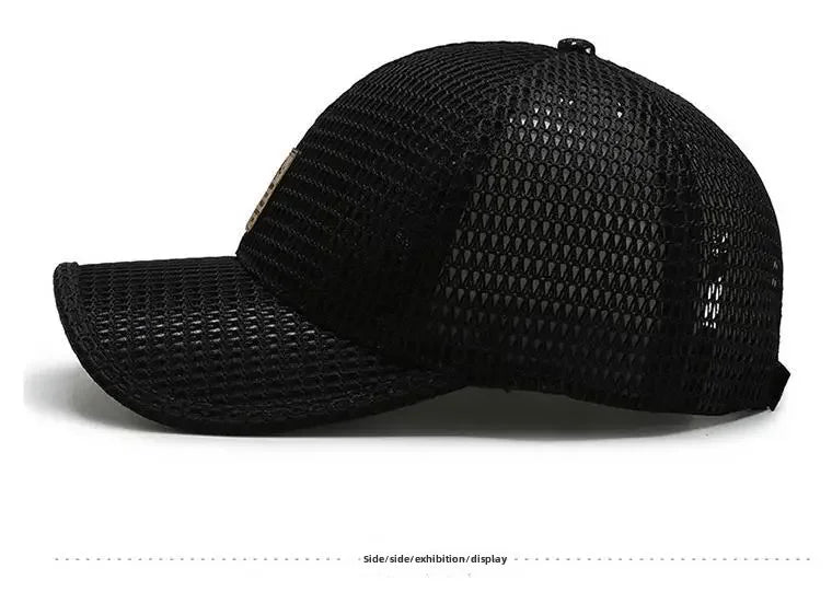 Summer Hat Men's Mesh Breathable Baseball Cap Sun Protection Hat Wholesale Outdoor Sports Cap Men's
