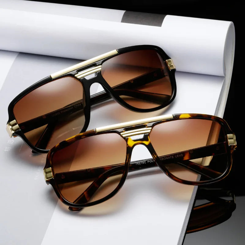 New Vintage Men UV Protection Sunglasses Men Outdoor Fishing Glasses Men's Polarized Driving Sun Glasses UV400 Gafas De Sol