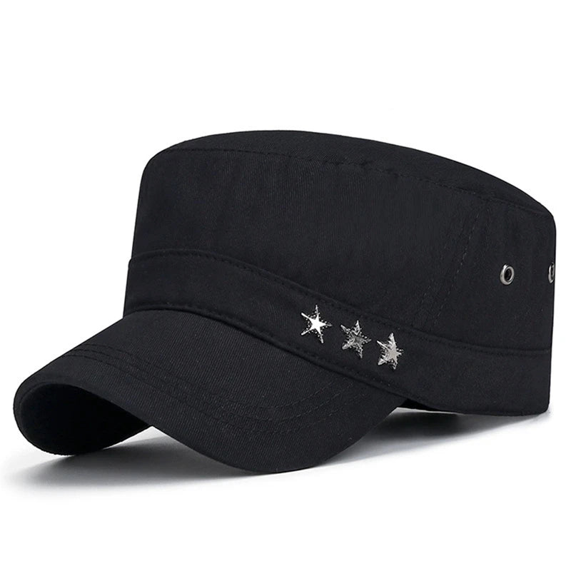 Men's Flat Cap Fashion Cotton Military Hats gorras hombre Cap For Men Snapback Cap casquette homme Male Sports Cap