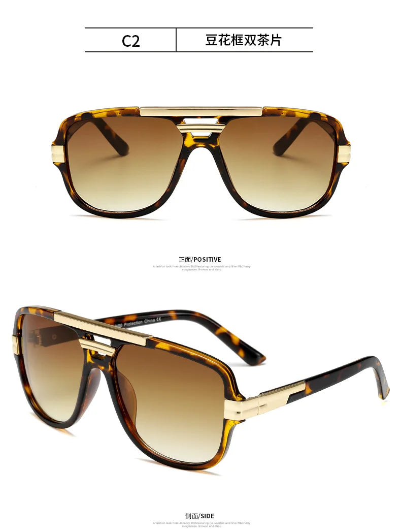 New Vintage Men UV Protection Sunglasses Men Outdoor Fishing Glasses Men's Polarized Driving Sun Glasses UV400 Gafas De Sol