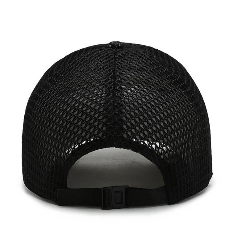 Summer Hat Men's Mesh Breathable Baseball Cap Sun Protection Hat Wholesale Outdoor Sports Cap Men's